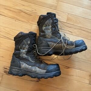 Rocky Blizzard Stalker Hunting Boots Waterproof 1200G Thinsulate 9" Camo Mens 13